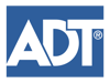 logo for Adt security, a client of CUBE